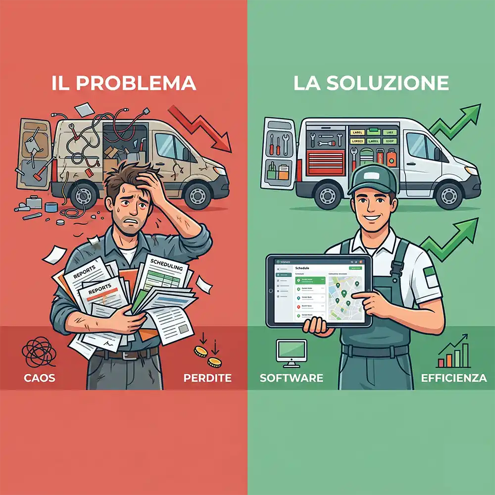 Imprese di manutenzione: come i “viaggi a vuoto” distruggono i margini aziendali